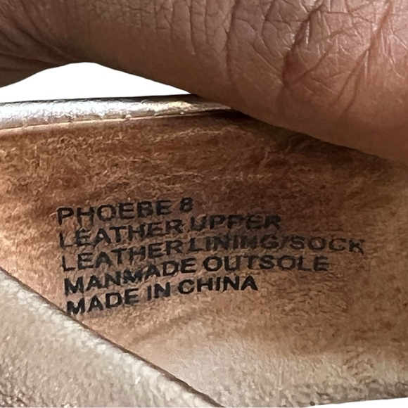 Kate Spade Phoebe Metallic Leather Flats Size 8 | Rose Gold Ballet Flats - Picture 5 of 8